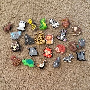 Animal-Themed Shoe Charms for crocs